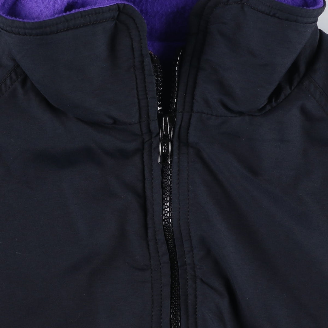 90'S Holloway padded puffer jacket, Made in USA, Men's Size L, Vintage Nylon navy blue type Vintage Second Hand