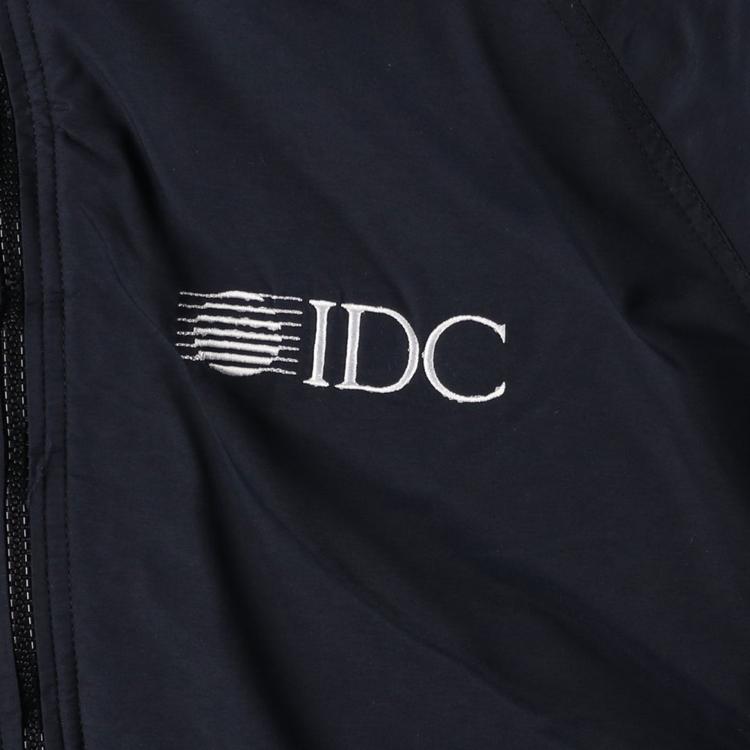 90'S Holloway padded puffer jacket, Made in USA, Men's Size L, Vintage Nylon navy blue type Vintage Second Hand