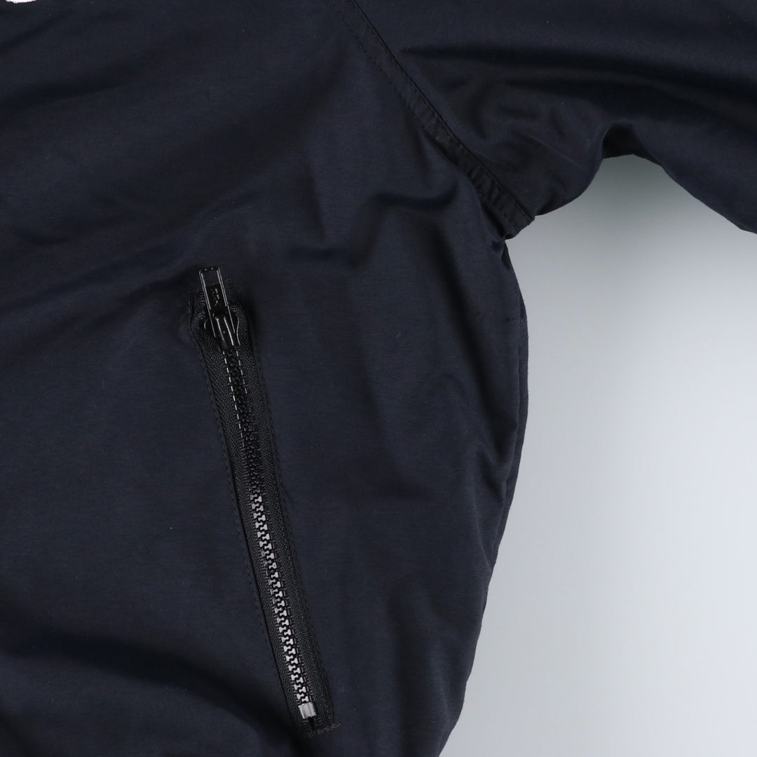 90'S Holloway padded puffer jacket, Made in USA, Men's Size L, Vintage Nylon navy blue type Vintage Second Hand