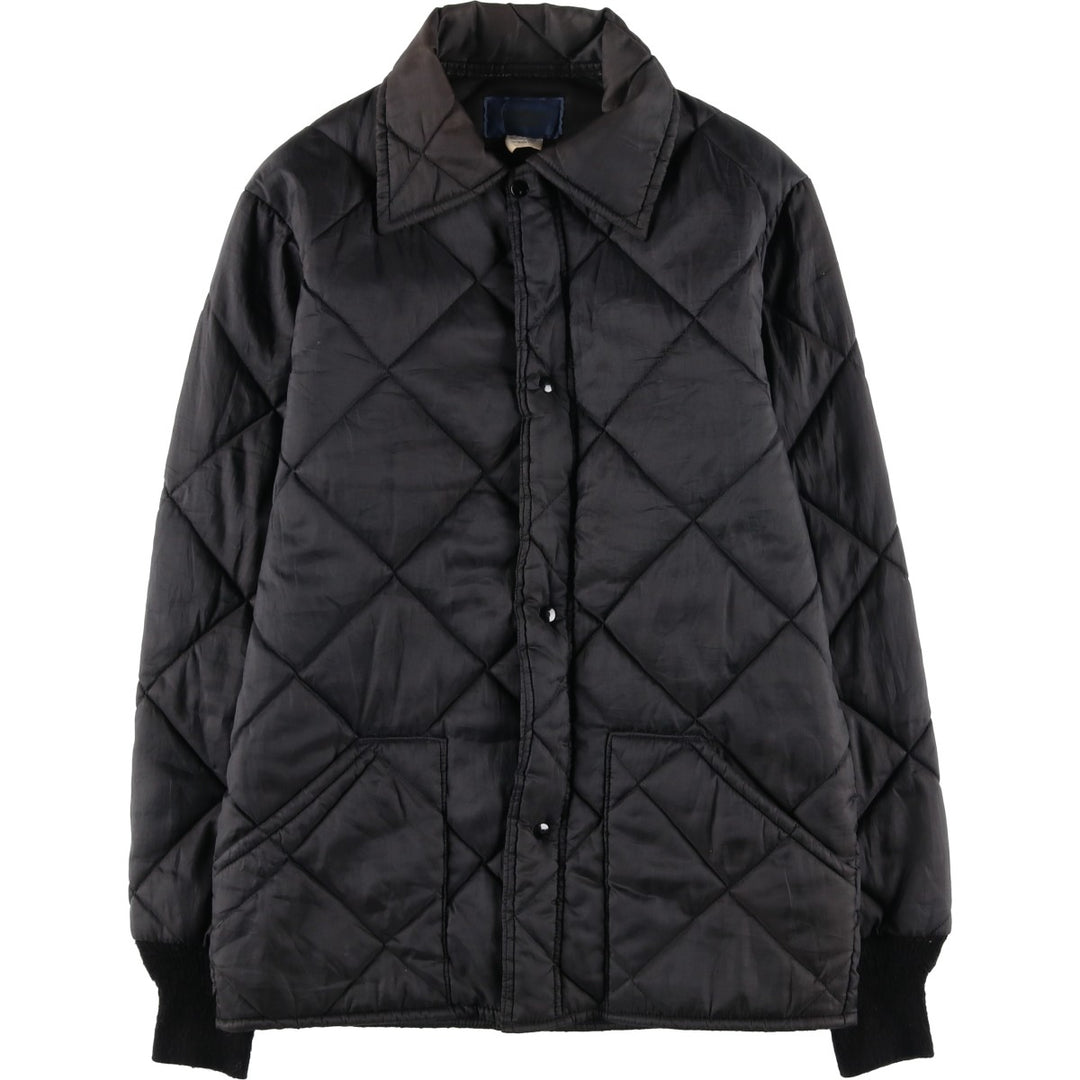 Vintage 1970'S Osh Kosh quilted puffer jacket, made in the USA, size M, men's Nylon black type Vintage Second Hand