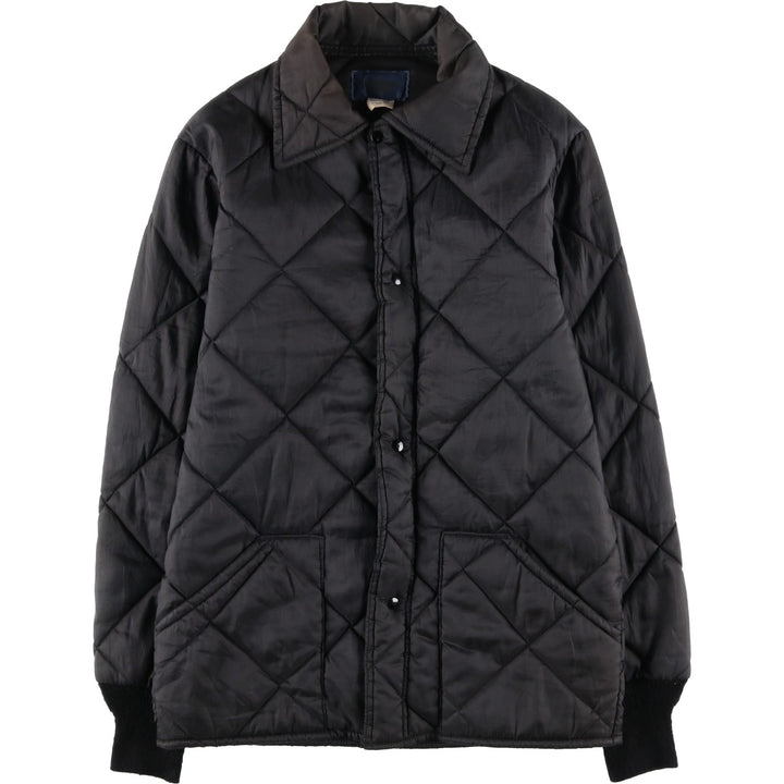 Vintage 1970'S Osh Kosh quilted puffer jacket, made in the USA, size M, men's Nylon black type Vintage Second Hand