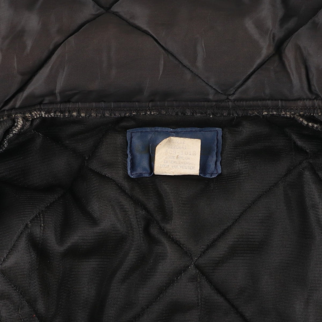 Vintage 1970'S Osh Kosh quilted puffer jacket, made in the USA, size M, men's Nylon black type Vintage Second Hand