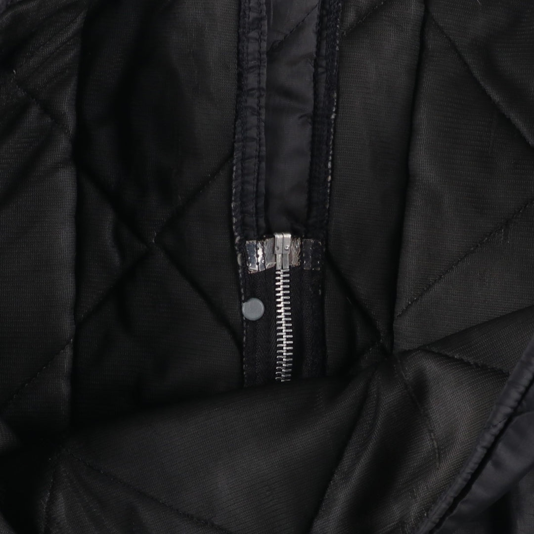 Vintage 1970'S Osh Kosh quilted puffer jacket, made in the USA, size M, men's Nylon black type Vintage Second Hand