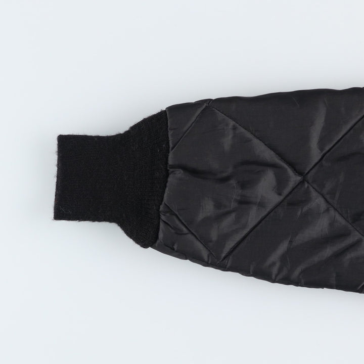 Vintage 1970'S Osh Kosh quilted puffer jacket, made in the USA, size M, men's Nylon black type Vintage Second Hand