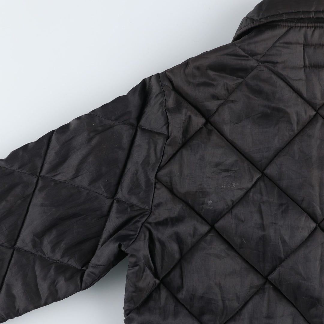 Vintage 1970'S Osh Kosh quilted puffer jacket, made in the USA, size M, men's Nylon black type Vintage Second Hand