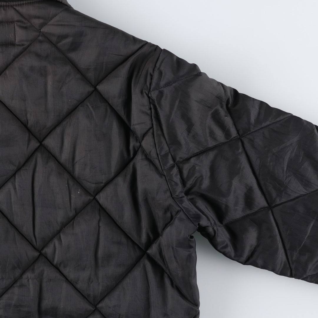 Vintage 1970'S Osh Kosh quilted puffer jacket, made in the USA, size M, men's Nylon black type Vintage Second Hand