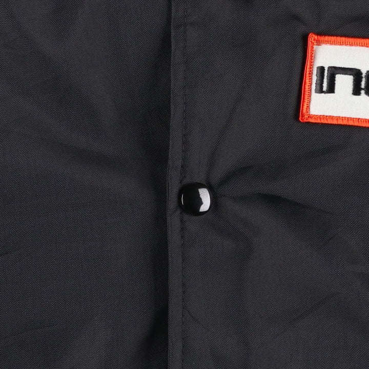 Vintage 90'S Hartwell Varsity Jacket, Padded, Made in USA, Size M, Men's Nylon black type Vintage Second Hand