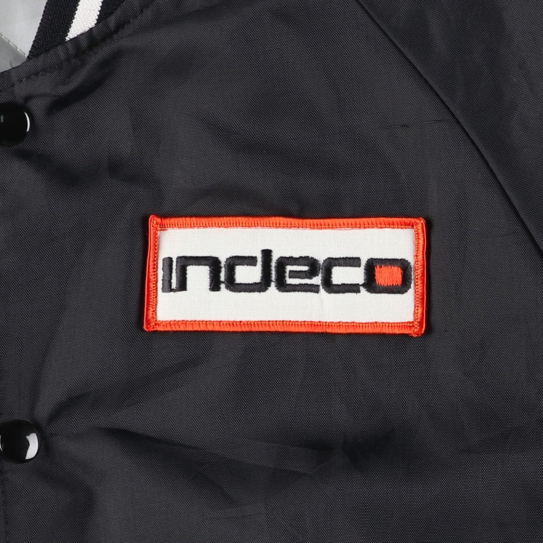 Vintage 90'S Hartwell Varsity Jacket, Padded, Made in USA, Size M, Men's Nylon black type Vintage Second Hand