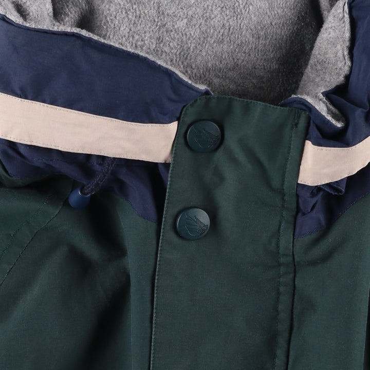 Vintage 90'S Nautica reversible windbreaker, size M, men's cotton Green type dark green Vintage Second Hand