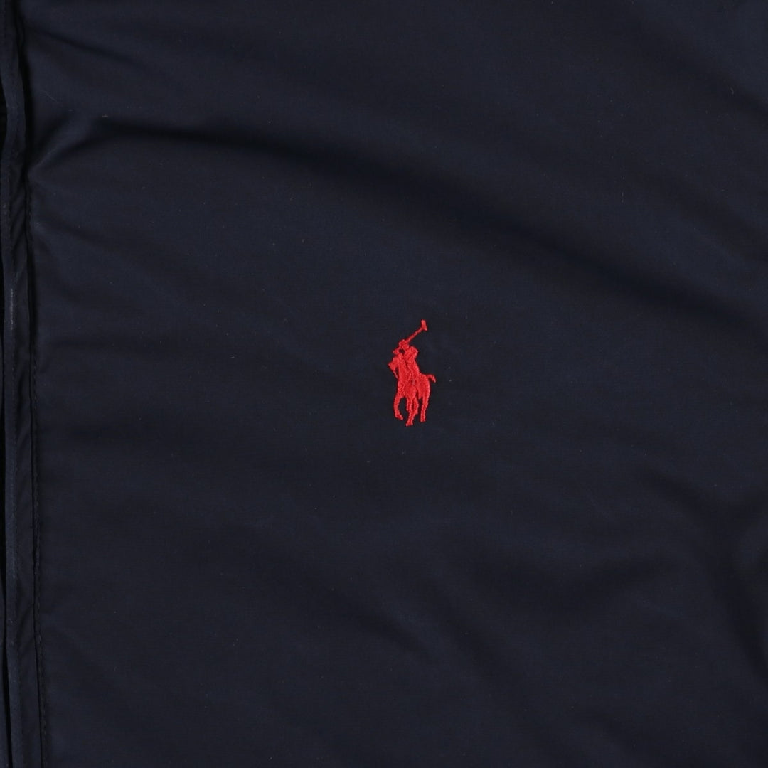 Ralph Lauren POLO by Ralph Lauren windbreaker, men's XL size polyester navy blue type Vintage Second Hand