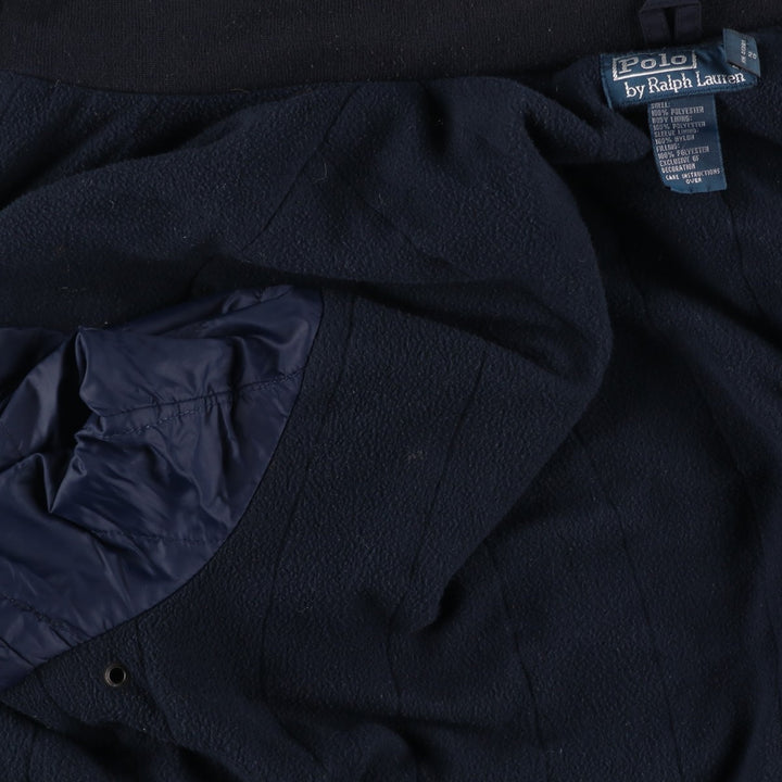 Ralph Lauren POLO by Ralph Lauren windbreaker, men's XL size polyester navy blue type Vintage Second Hand