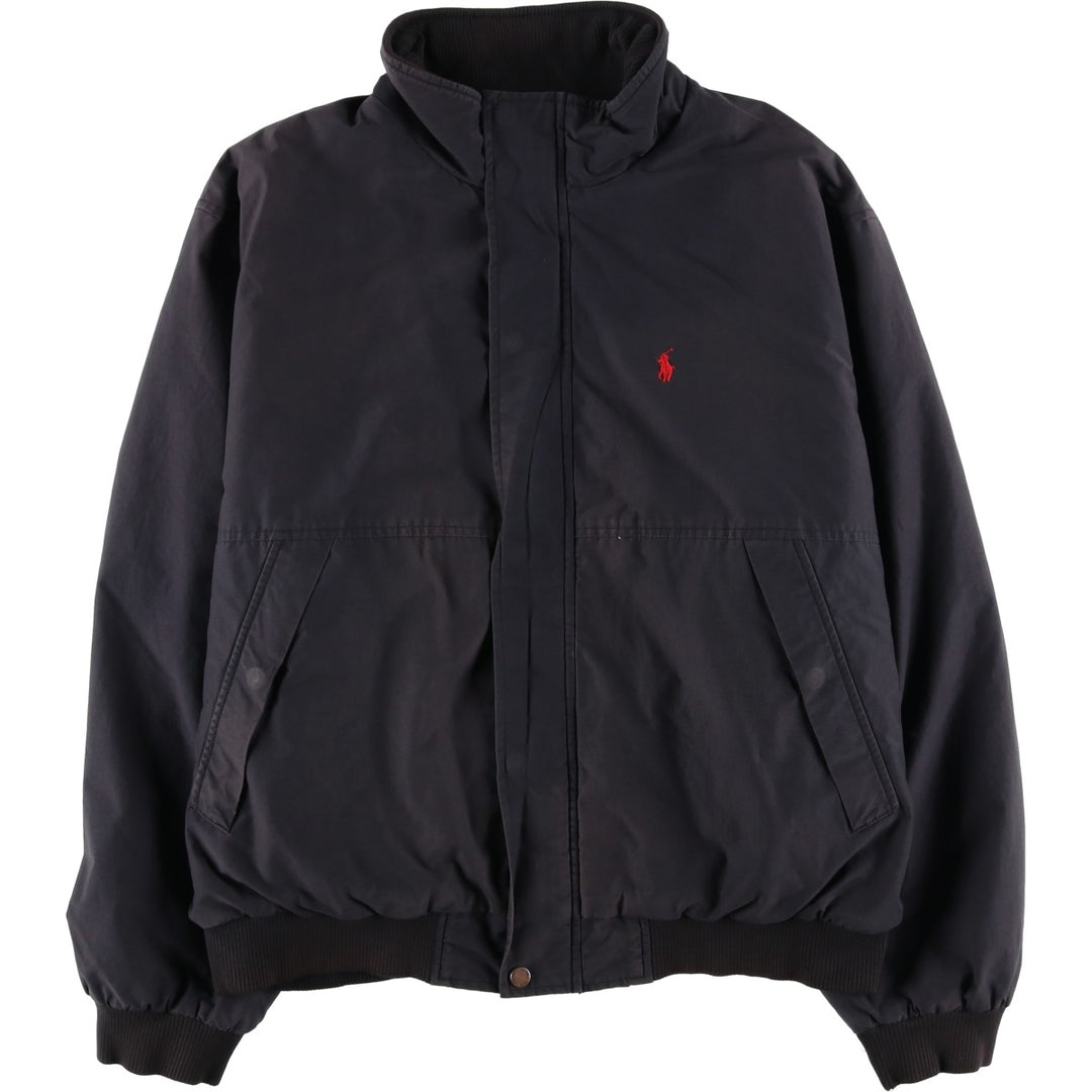 Ralph Lauren POLO by Ralph Lauren windbreaker, men's XL size cotton black type Vintage Second Hand