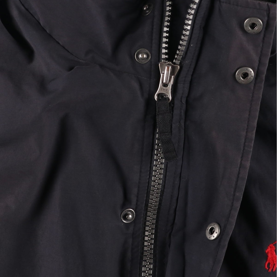 Ralph Lauren POLO by Ralph Lauren windbreaker, men's XL size cotton black type Vintage Second Hand
