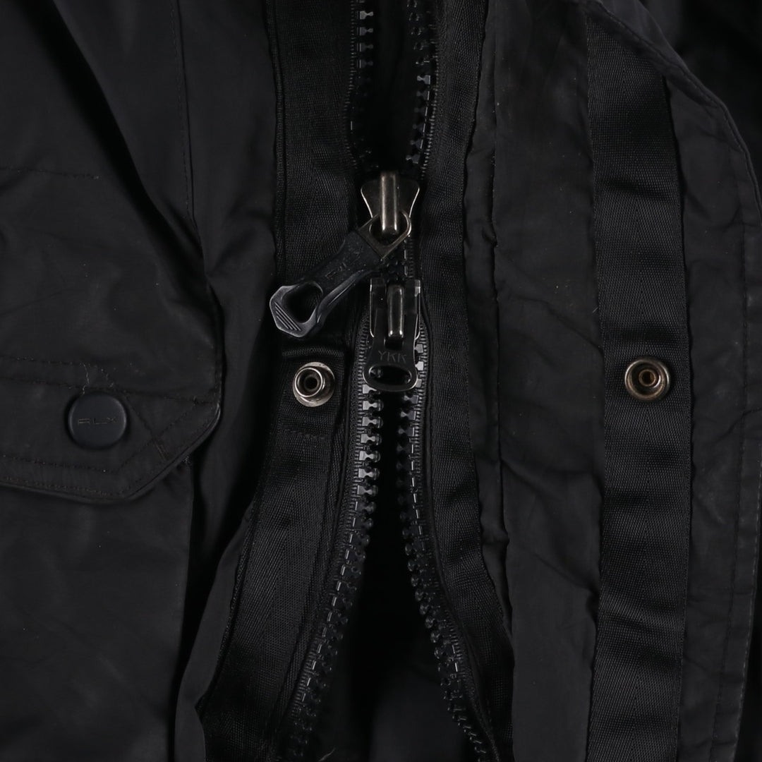 Ralph Lauren RLX Down Jacket, Men's Size L polyester black type Vintage Second Hand