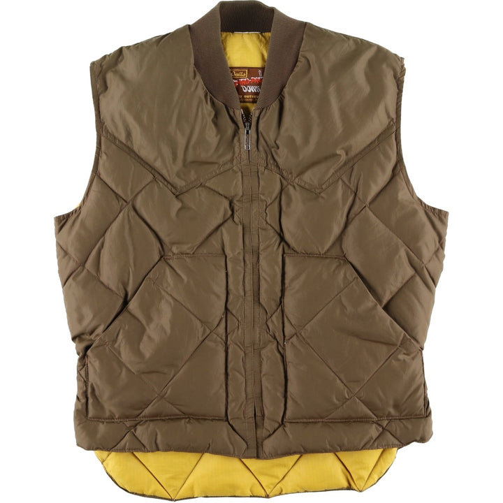 Vintage 1980'S Walls Blizzard-Pruf down vest, size L, men's unclear brown type Vintage Second Hand