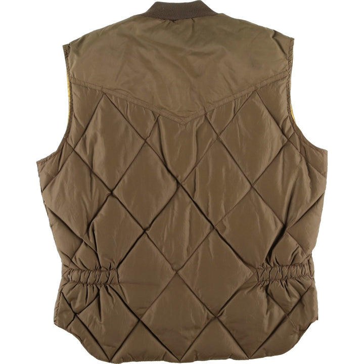 Vintage 1980'S Walls Blizzard-Pruf down vest, size L, men's unclear brown type Vintage Second Hand