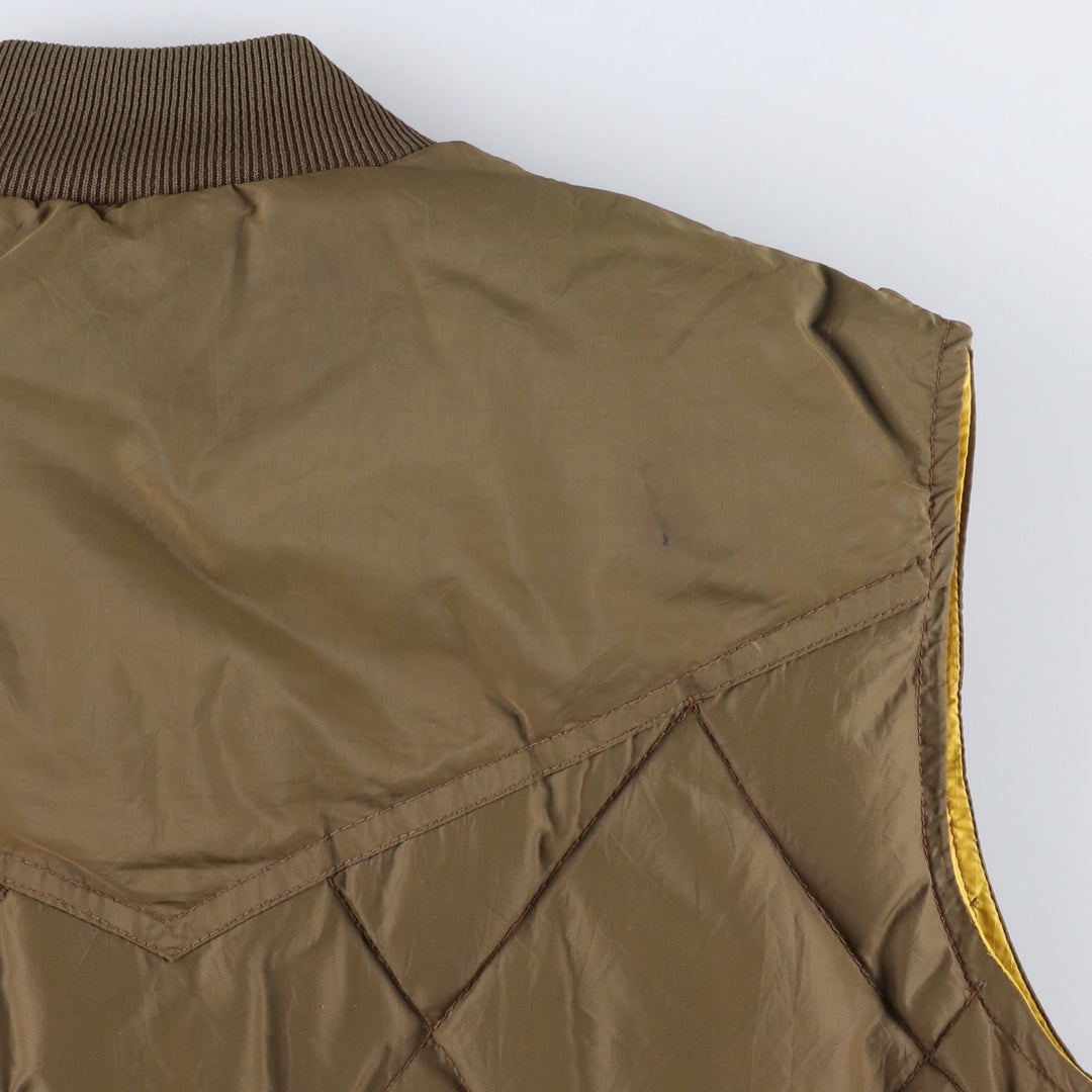 Vintage 1980'S Walls Blizzard-Pruf down vest, size L, men's unclear brown type Vintage Second Hand