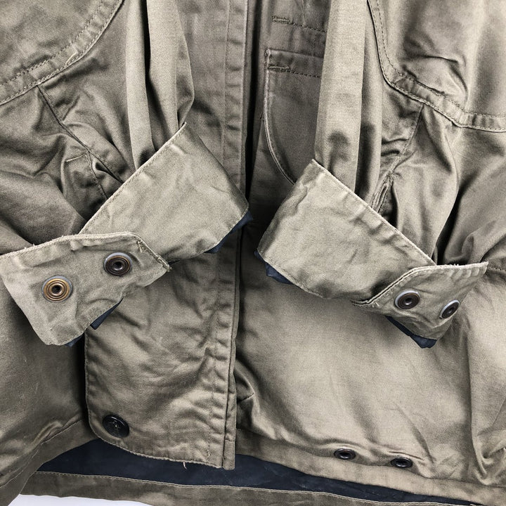 Vintage 90'S Nautica cotton jacket, size L, men's cotton Khaki type Vintage Second Hand