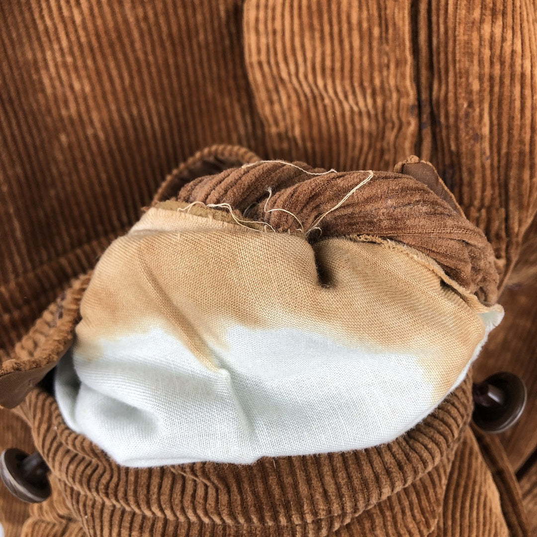 THE Golden Warrior Men's Vintage Padded Corduroy Jacket, Size XL cotton brown type Vintage Second Hand