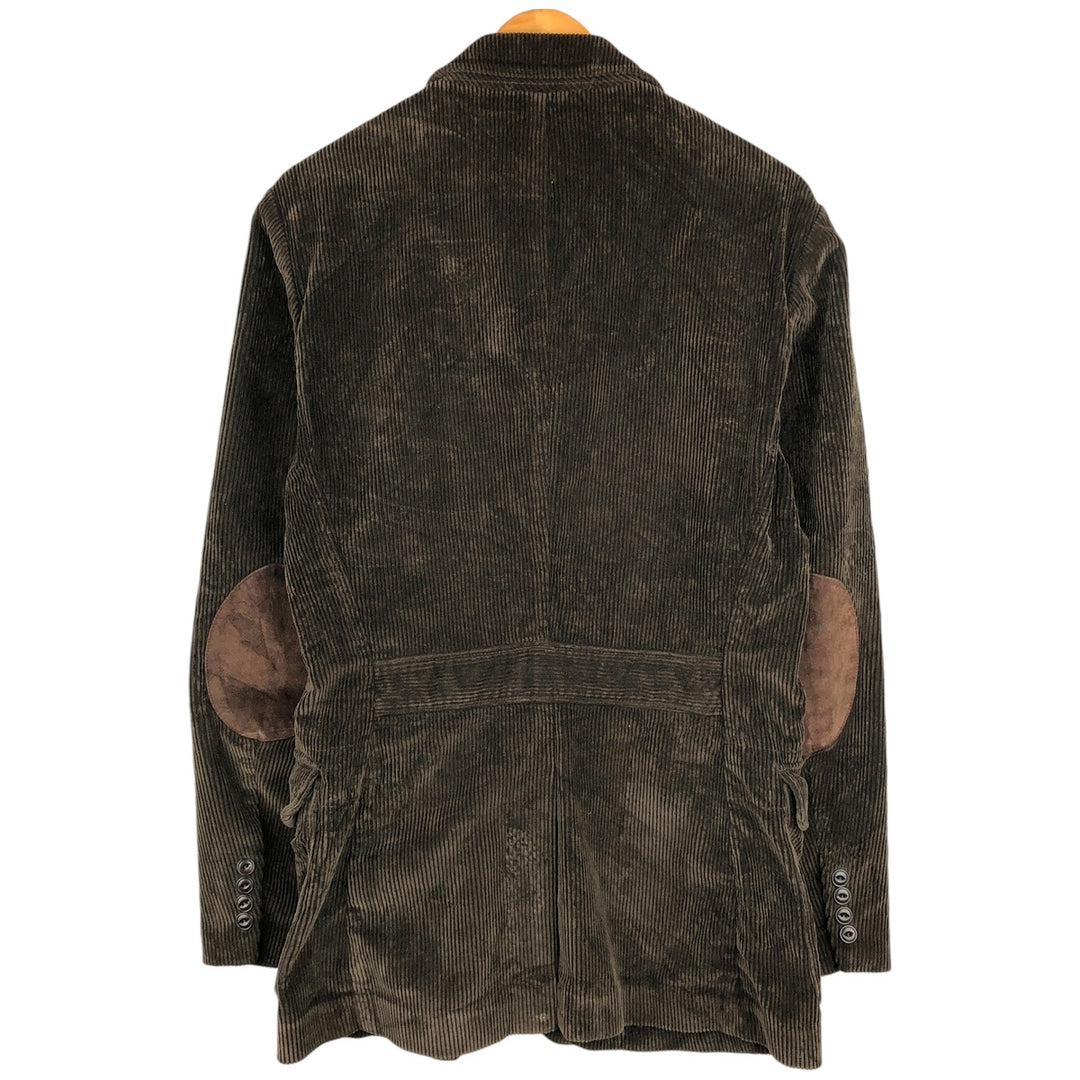 J.Crew corduroy jacket, men's size small cotton brown type Vintage Second Hand