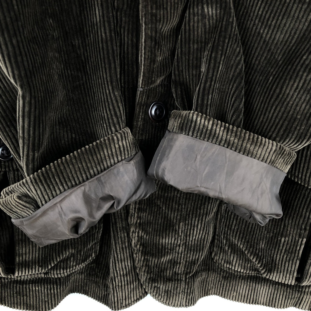 J.Crew corduroy jacket, men's size small cotton brown type Vintage Second Hand