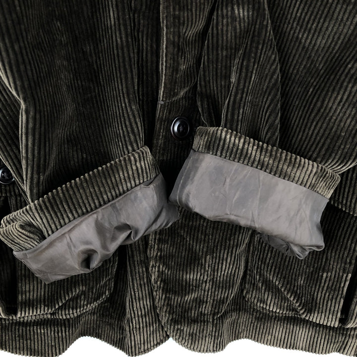 J.Crew corduroy jacket, men's size small cotton brown type Vintage Second Hand