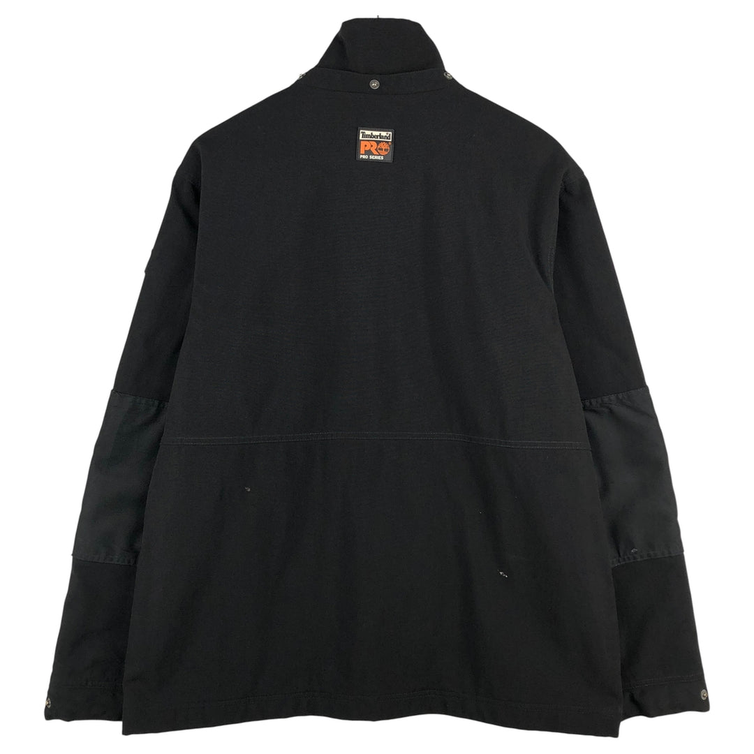 2000s~ Timberland PRO SERIES Windbreaker, Men's Size L polyamide black type Vintage Second Hand