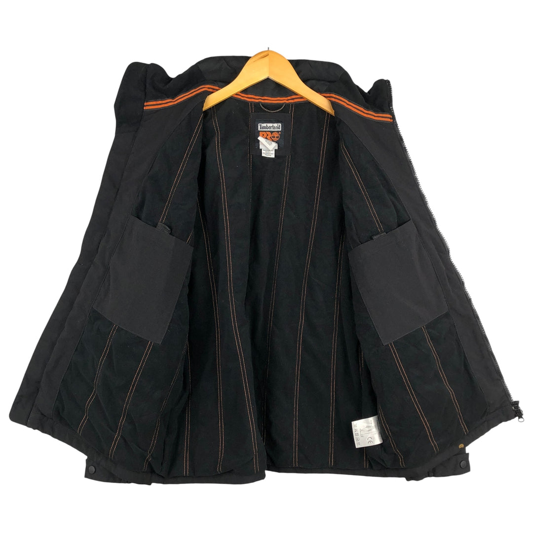 2000s~ Timberland PRO SERIES Windbreaker, Men's Size L polyamide black type Vintage Second Hand