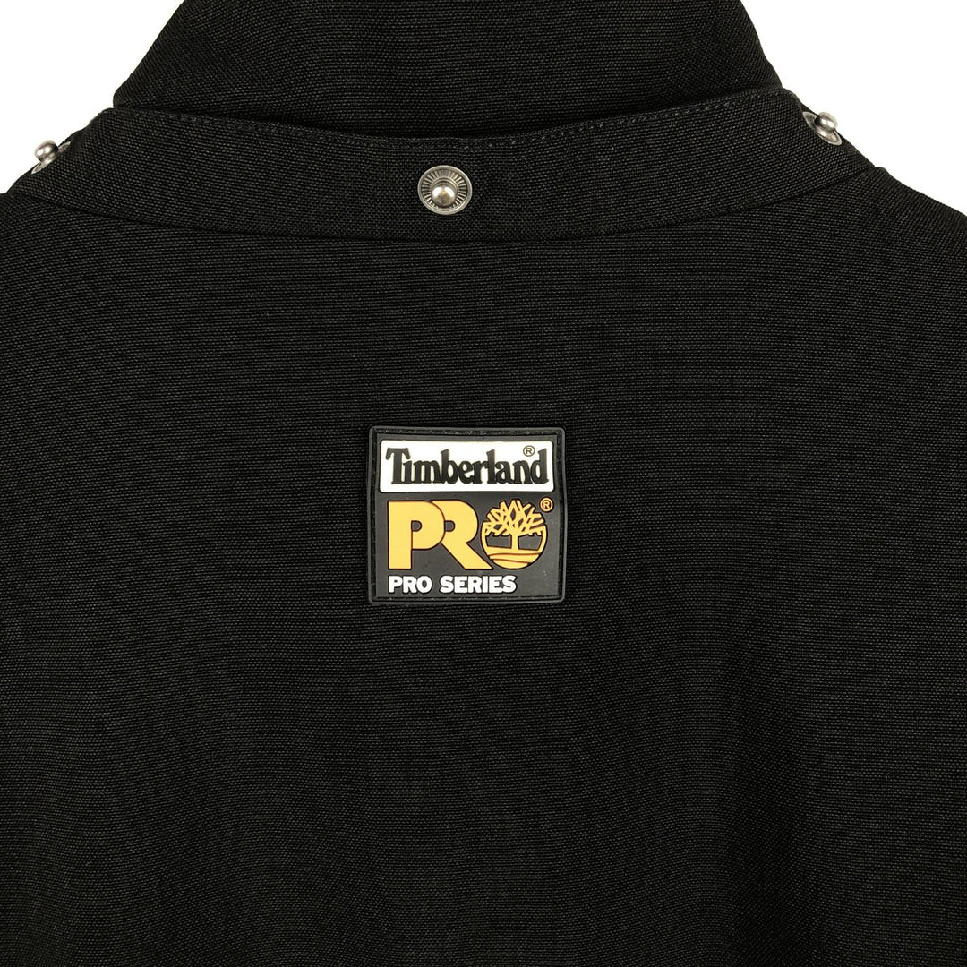 2000s~ Timberland PRO SERIES Windbreaker, Men's Size L polyamide black type Vintage Second Hand