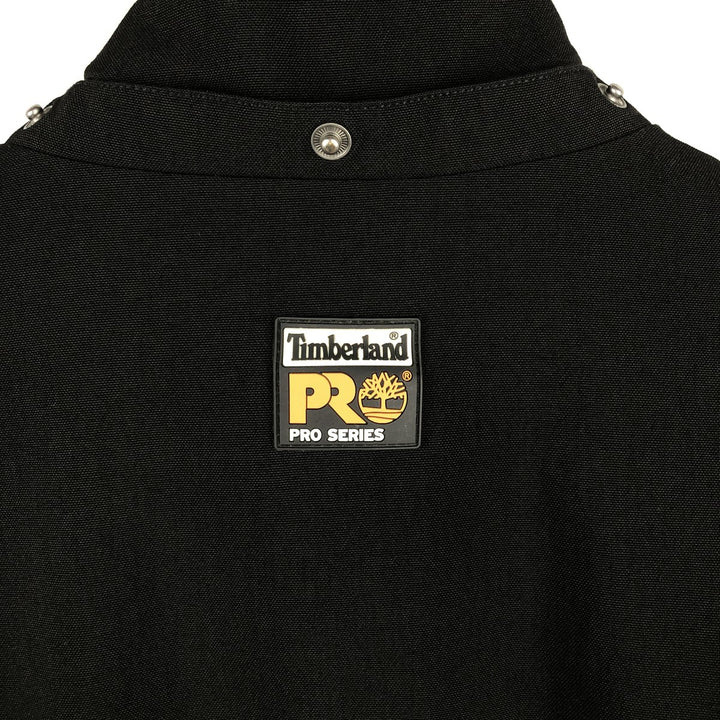 2000s~ Timberland PRO SERIES Windbreaker, Men's Size L polyamide black type Vintage Second Hand