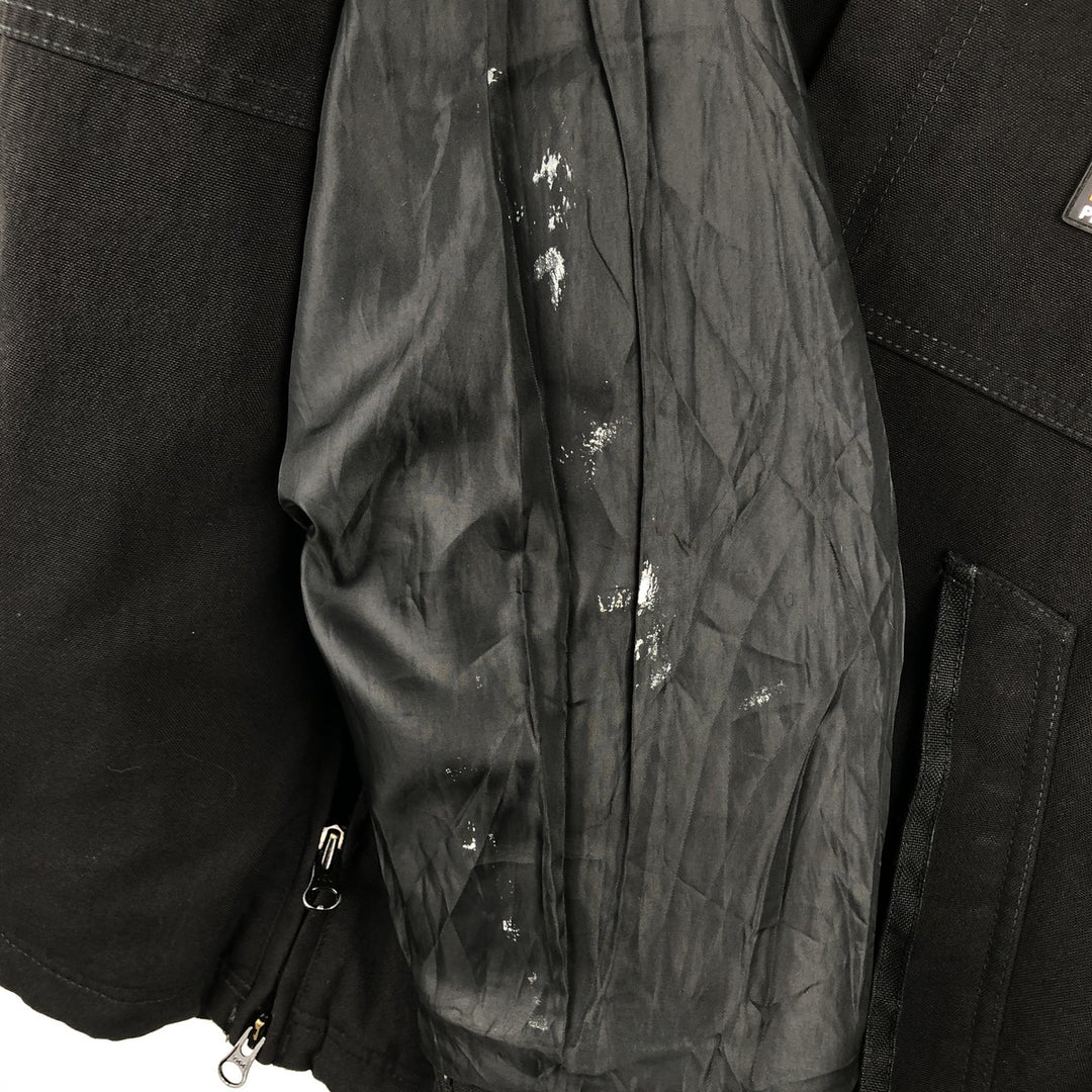 2000s~ Timberland PRO SERIES Windbreaker, Men's Size L polyamide black type Vintage Second Hand