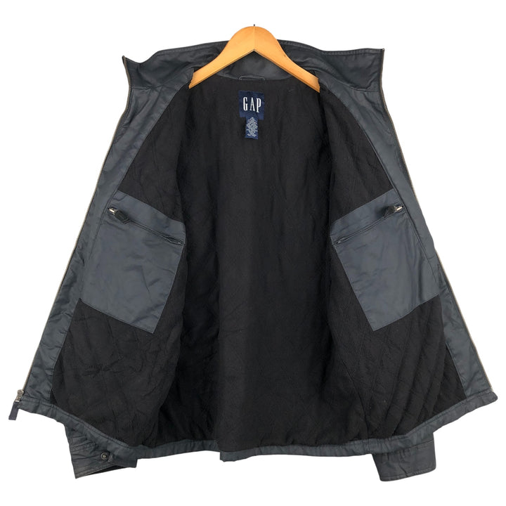 2000'S GAP padded puffer jacket, men's size M cotton black type Vintage Second Hand