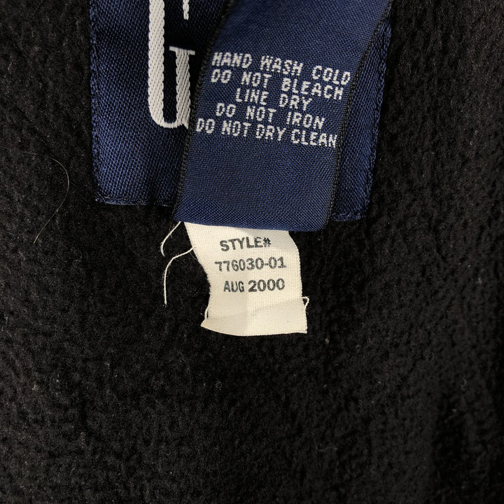 2000'S GAP padded puffer jacket, men's size M cotton black type Vintage Second Hand