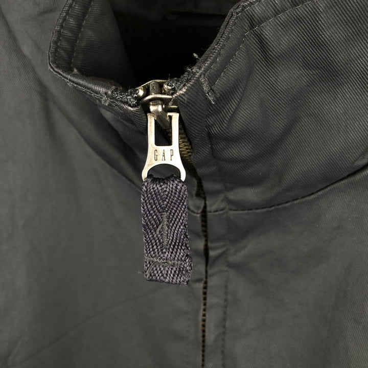 2000'S GAP padded puffer jacket, men's size M cotton black type Vintage Second Hand