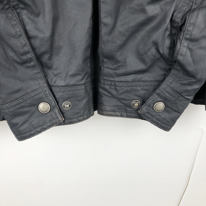 2000'S GAP padded puffer jacket, men's size M cotton black type Vintage Second Hand
