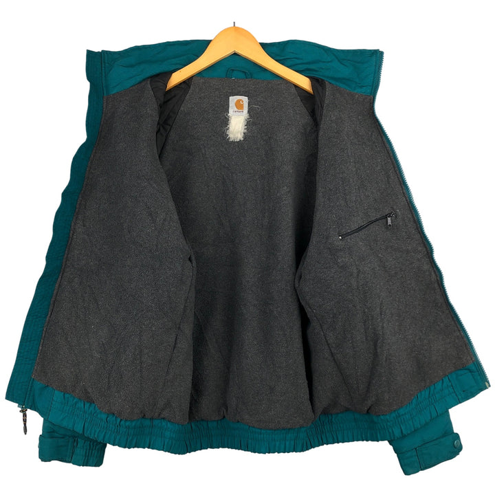 Carhartt padded puffer jacket, men's size XL unclear Emerald green Vintage Second Hand