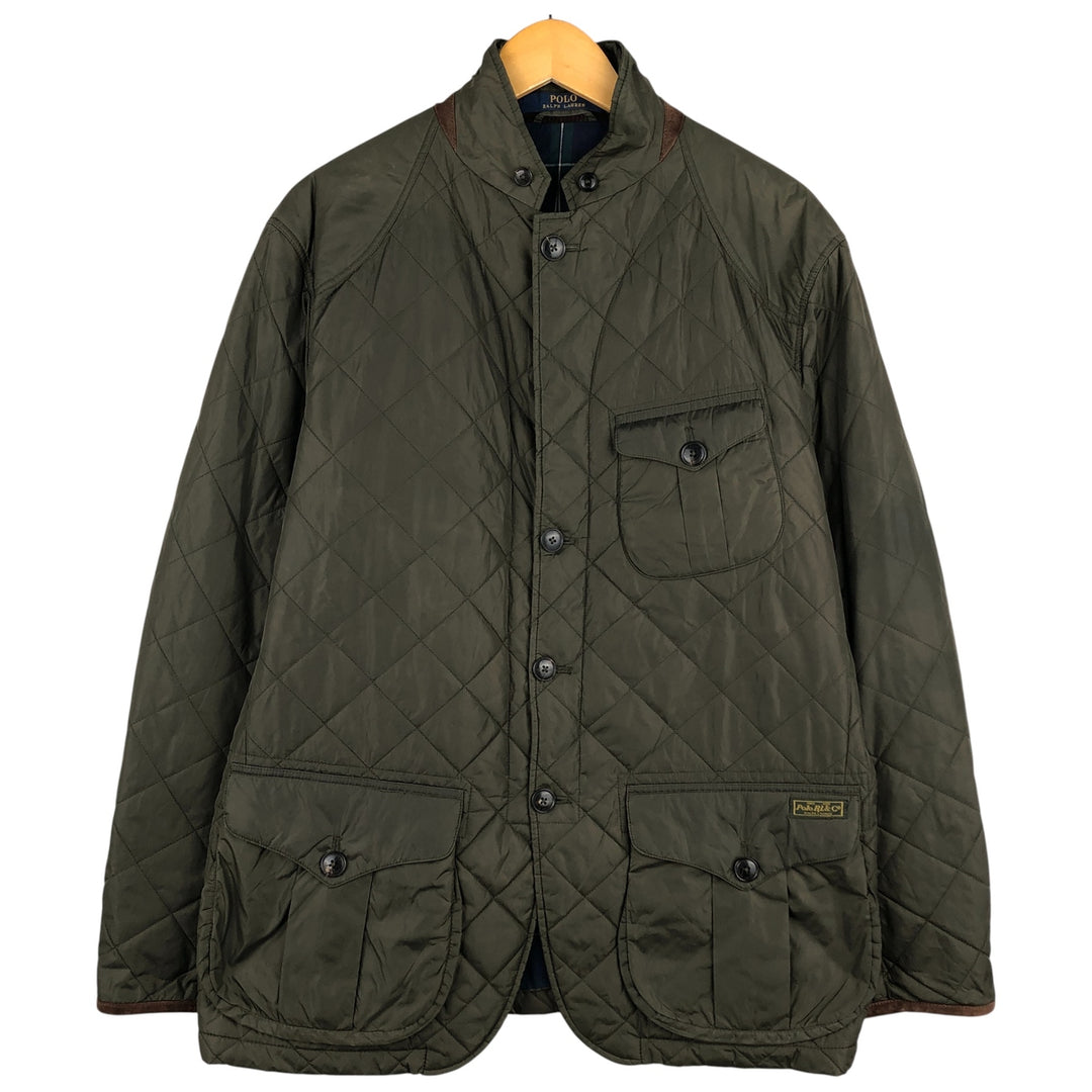 Ralph Lauren POLO RALPH LAUREN quilted puffer jacket, men's size XL Nylon Khaki type Vintage Second Hand