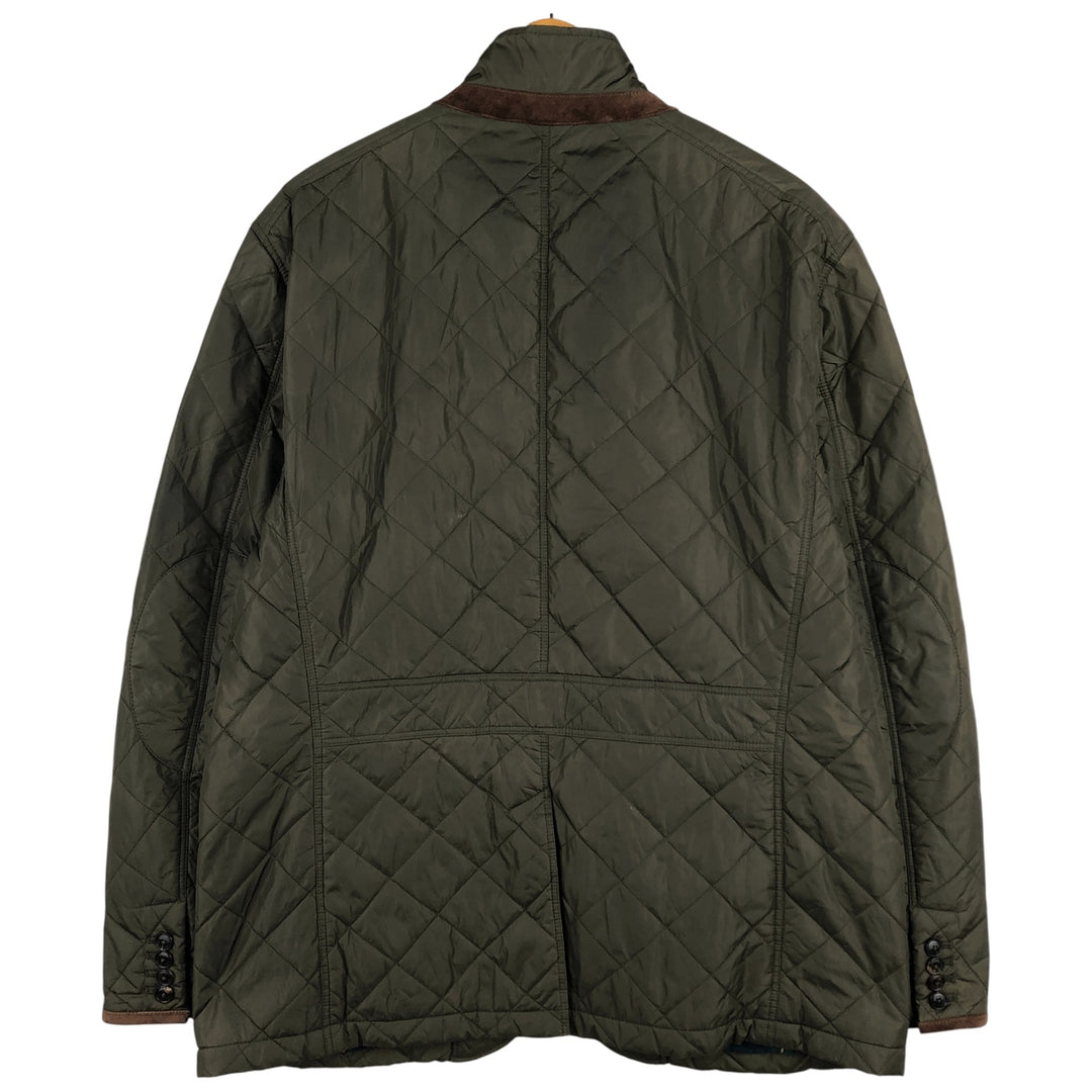 Ralph Lauren POLO RALPH LAUREN quilted puffer jacket, men's size XL Nylon Khaki type Vintage Second Hand