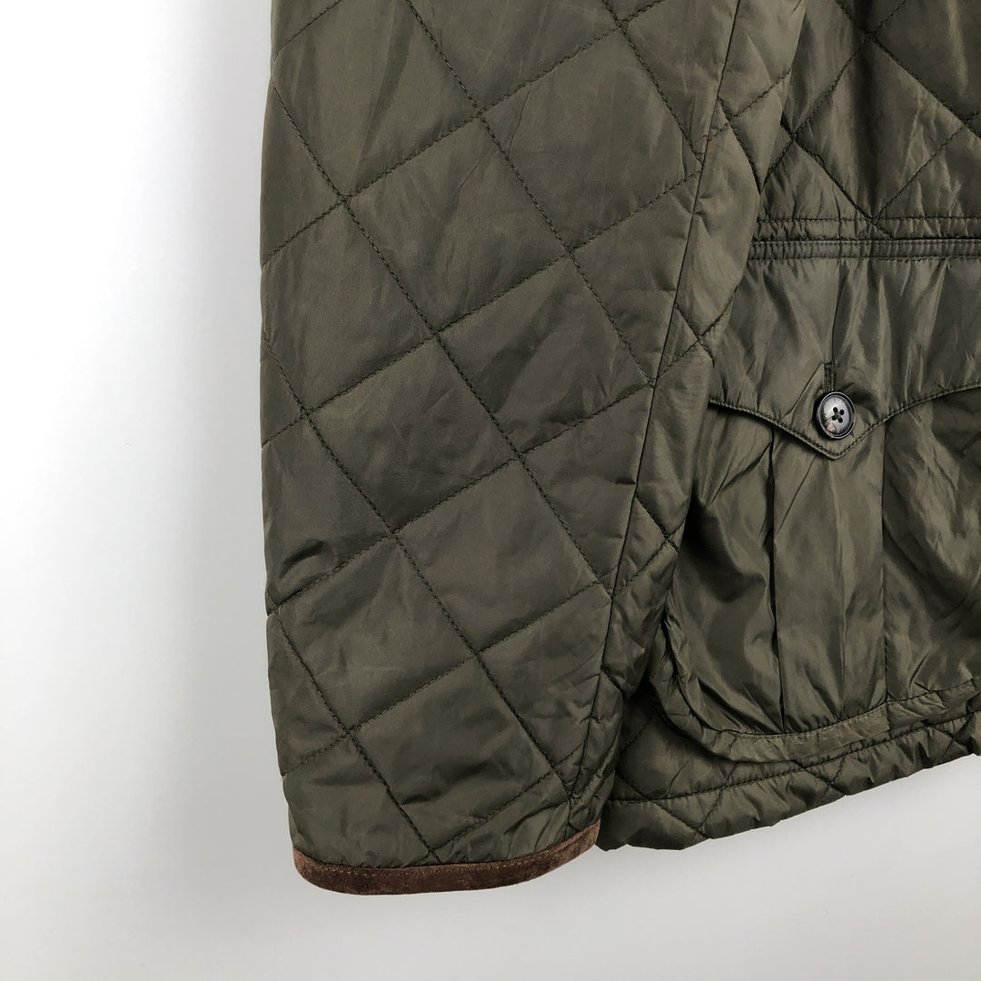 Ralph Lauren POLO RALPH LAUREN quilted puffer jacket, men's size XL Nylon Khaki type Vintage Second Hand