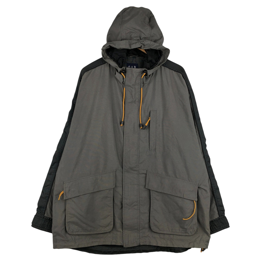 90'S GAP Old Gap Nylon Parka Men's Size L Nylon gray type Vintage Second Hand