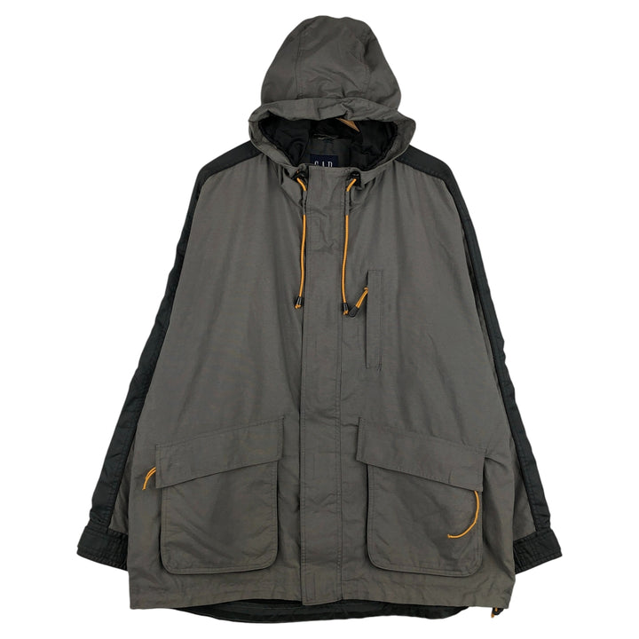 90'S GAP Old Gap Nylon Parka Men's Size L Nylon gray type Vintage Second Hand