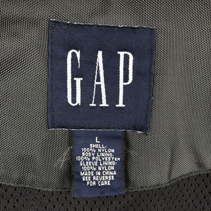 90'S GAP Old Gap Nylon Parka Men's Size L Nylon gray type Vintage Second Hand