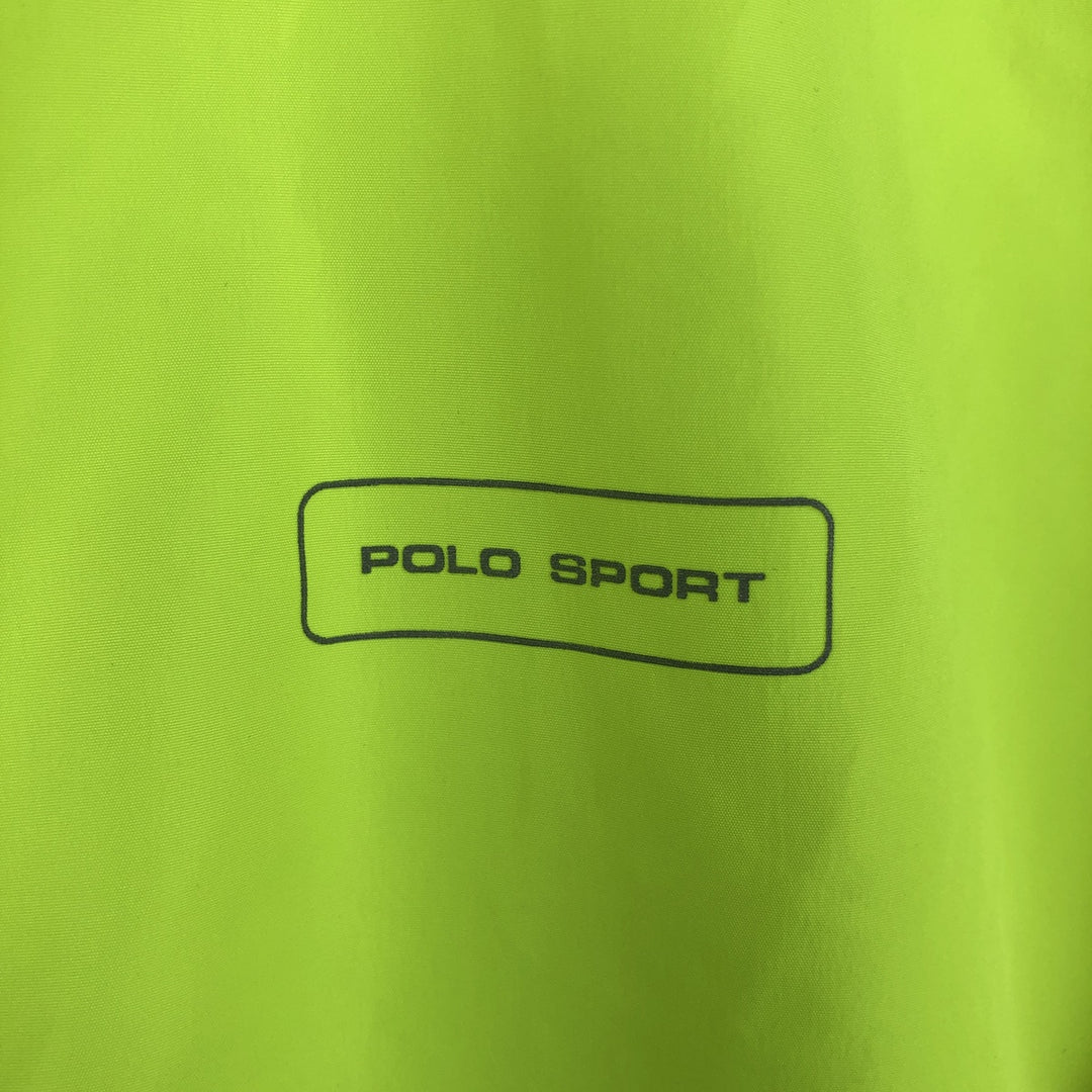 Ralph Lauren POLO SPORT windbreaker, men's size M polyester yellow type Vintage Second Hand