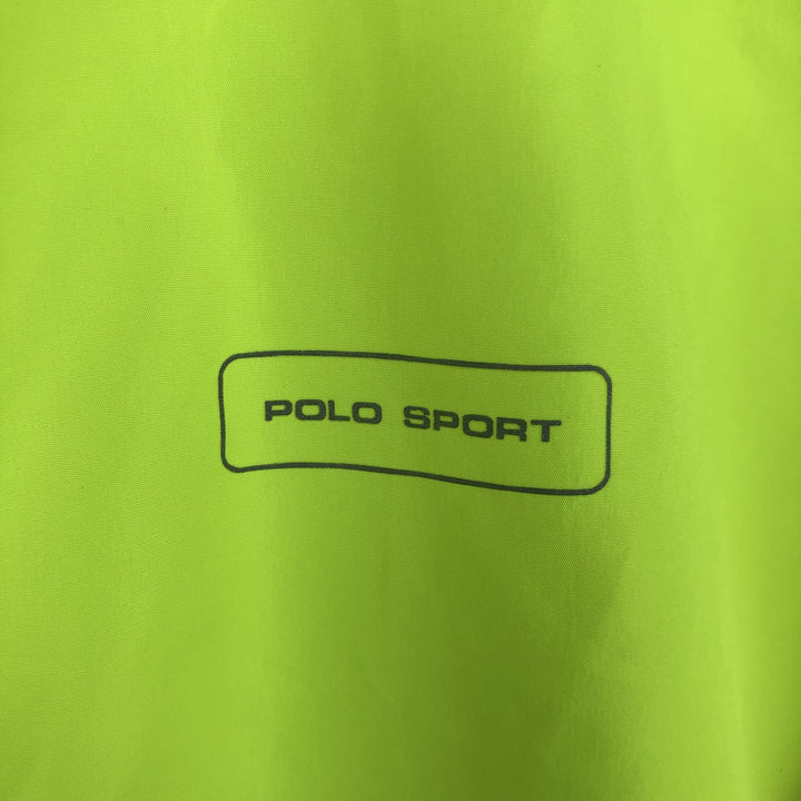 Ralph Lauren POLO SPORT windbreaker, men's size M polyester yellow type Vintage Second Hand