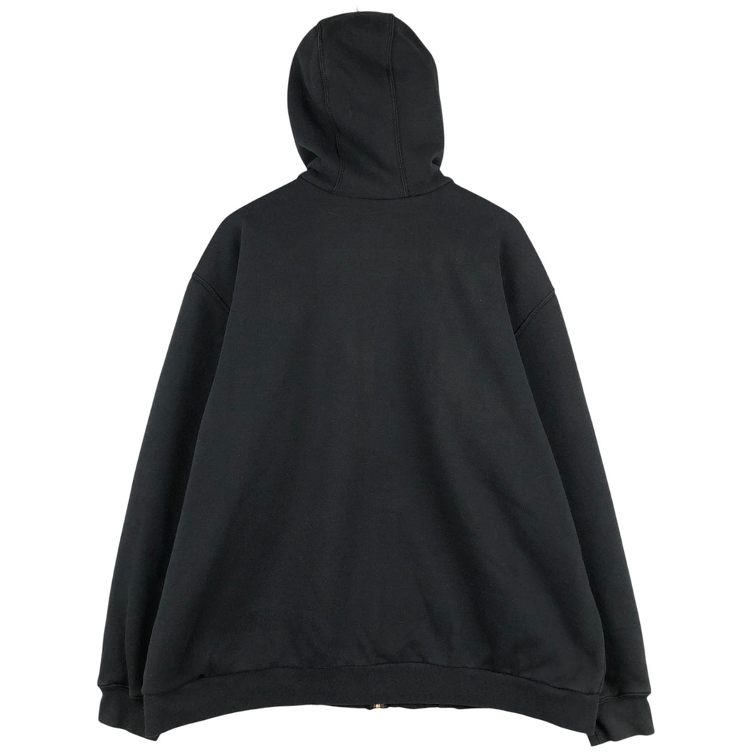 Carhartt Rain Defender Solar Turbines Advertising Full-Zip Hoodie, Men's XL cotton black type Vintage Second Hand