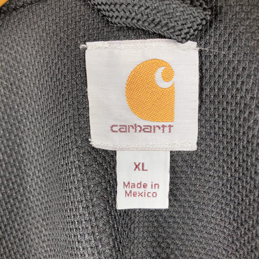 Carhartt Rain Defender Solar Turbines Advertising Full-Zip Hoodie, Men's XL cotton black type Vintage Second Hand