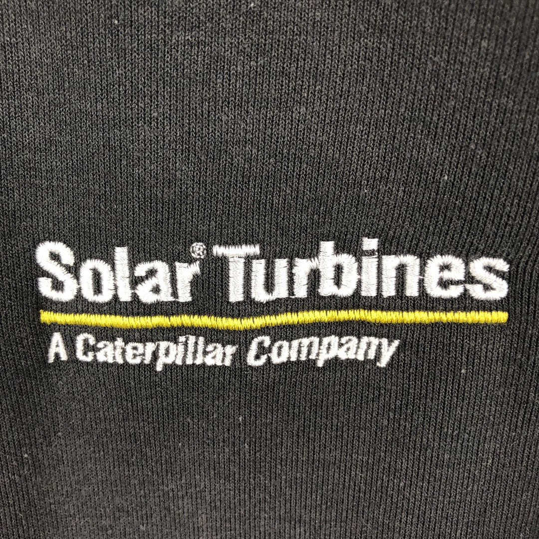 Carhartt Rain Defender Solar Turbines Advertising Full-Zip Hoodie, Men's XL cotton black type Vintage Second Hand