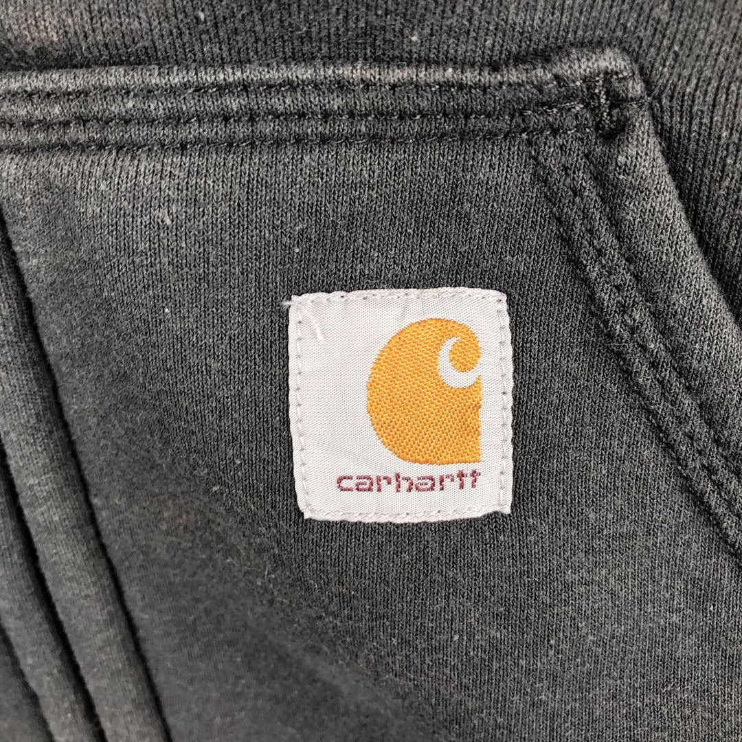 Carhartt Rain Defender Solar Turbines Advertising Full-Zip Hoodie, Men's XL cotton black type Vintage Second Hand