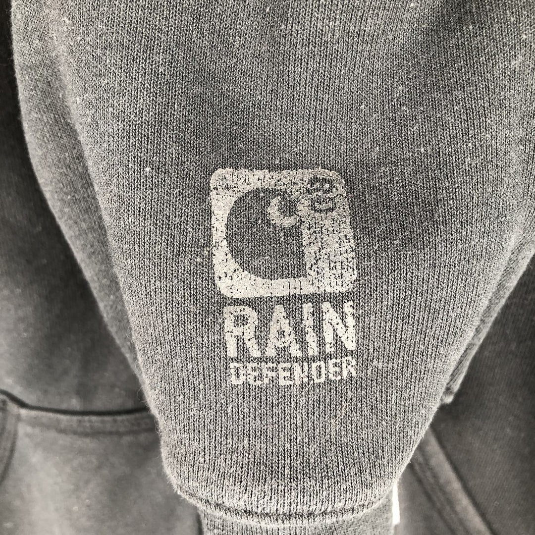 Carhartt Rain Defender Solar Turbines Advertising Full-Zip Hoodie, Men's XL cotton black type Vintage Second Hand