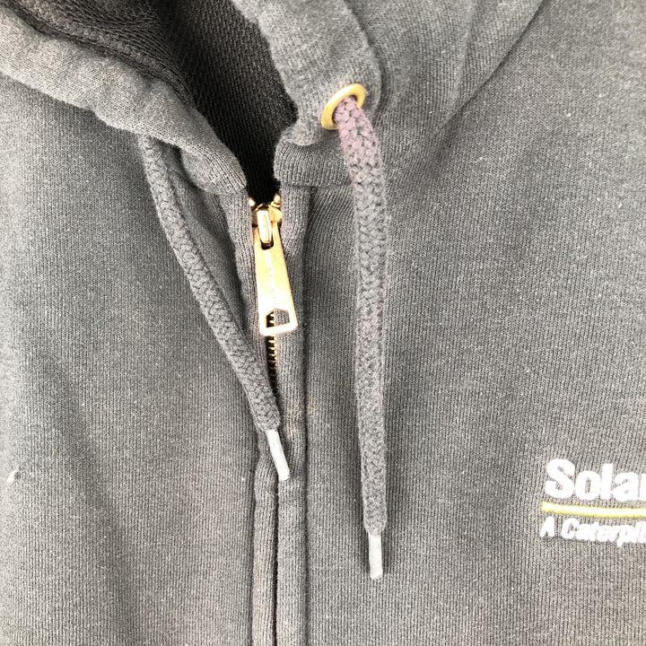 Carhartt Rain Defender Solar Turbines Advertising Full-Zip Hoodie, Men's XL cotton black type Vintage Second Hand